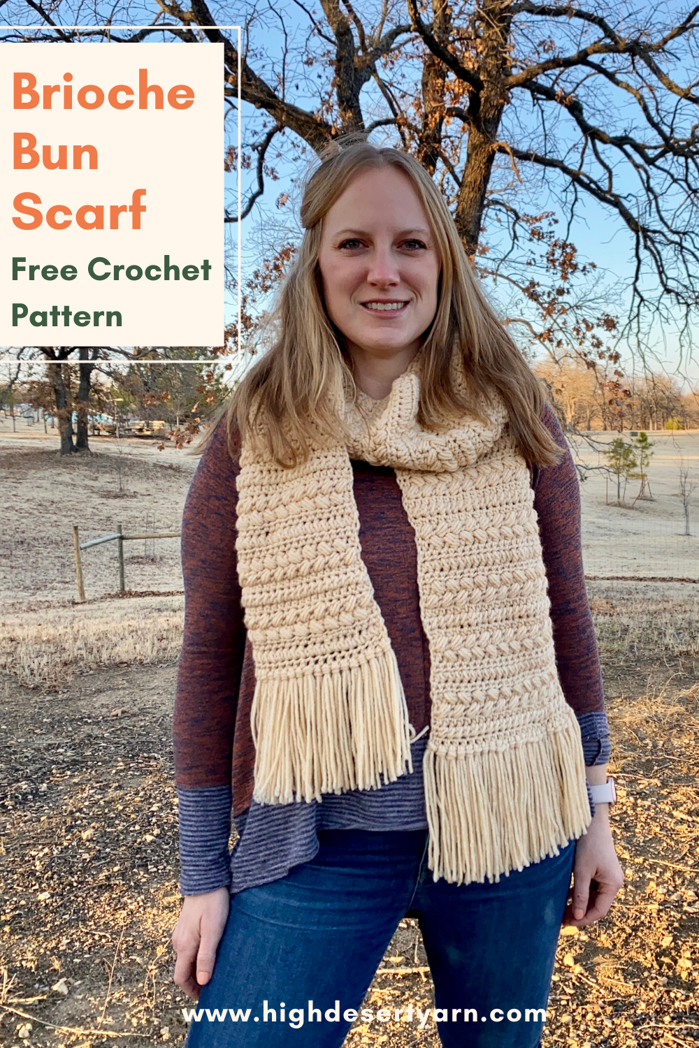 pinterest brioche bun crochet scarf