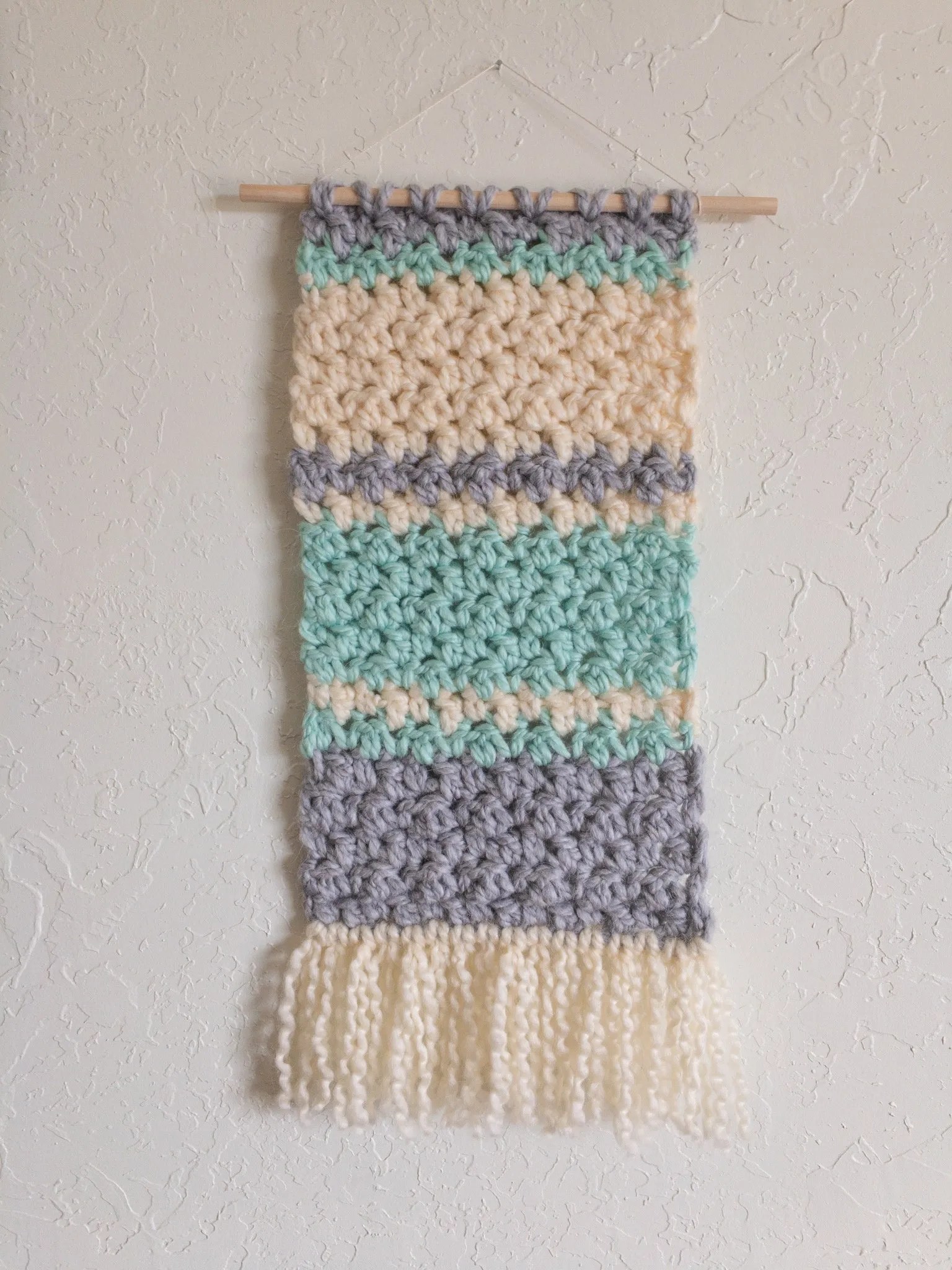 crochet wall hanging